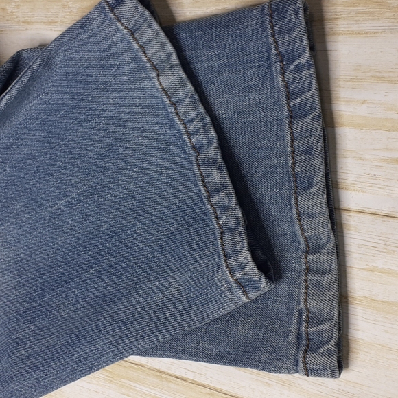 Lucky Brand Classic Straight Leg Blue Jeans Adjustable Waist Boy's Size 18 - Picture 11 of 16
